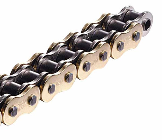 EK Chain - MVXZ and MVXZ2 Series - Quadra X-Ring chain has features like lightening holes in the sideplates, large diameter pins and friction-reducing Quadra-X Rings to help ensure high performance